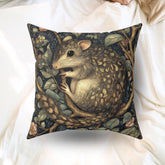 Possum Pillow William Morris Inspired, Botanical Pillow, Vintage Home, Home Decor, Victorian Floral, Art Nouveau Decor, Woodland Animals