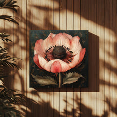 Botanical Canvas Art, Vintage Botanical Horizontal Canvas Art, Rustic Nature-Inspired Artwork, Cottagecore Botanical Print