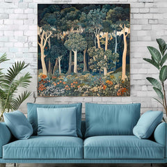 Forest Wall Canvas Art, William Morris Wall Art, Forest Wall Art, Grandma Gift, Nature Wall Art, Aesthetic Wall Art, Vintage Wall Art Canvas