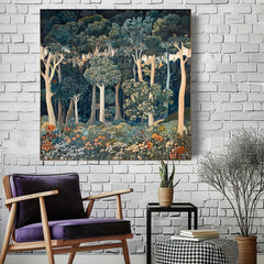 Forest Wall Canvas Art, William Morris Wall Art, Forest Wall Art, Grandma Gift, Nature Wall Art, Aesthetic Wall Art, Vintage Wall Art Canvas