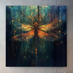Mystical Dragonfly Wall Art, Spiritual Wall Art, Large Wall Art, Nature Wall Art, Above Bed Decor, Insect Wall Art, Mystical Wall Decor