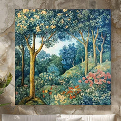 William Morris Wall Art Spring Forest Wall Canvas, Vintage Wall Art, Large Wall Art, Grandma Gift, Nature Wall Art, Aesthetic Wall Art,