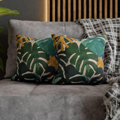 Matisse Inspired Leaves Pillow Green Leaves Pillowcase Abstract Tropical Leaf Pillow Leaf Pattern Throw Pillow Case Palm Tree Throw Pillow