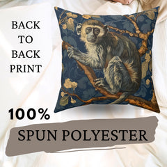 Pillow Inspired William Morris Monkey, Living Room Decor, Monkey Cushion Cover, Living Room Pillow, William Morris Inspired Pillow cover