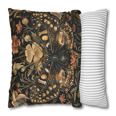 William Morris Butterfly Pillow Cover, Vintage Floral Accent Pillow