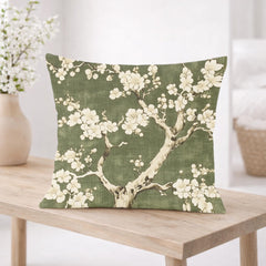 Wabi-Sabi Pattern Pillow, Organic Minimalist Cushion, Earthy Textured-Look Throw Pillow, Calm Nature Pillowcase, Modern Home Decor