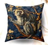 Pillow Inspired William Morris Monkey, Living Room Decor, Monkey Cushion Cover, Living Room Pillow, William Morris Inspired Pillow cover
