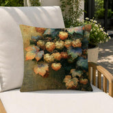 Hops Vine Outdoor Pillow, Botanical Garden Cushion, Rustic Patio Decor, Neutral Porch Pillow, Nature Inspired Pillowcase