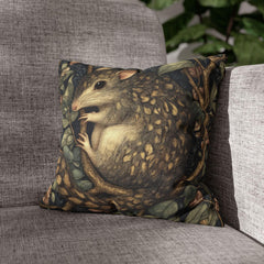 Possum Pillow William Morris Inspired, Botanical Pillow, Vintage Home, Home Decor, Victorian Floral, Art Nouveau Decor, Woodland Animals