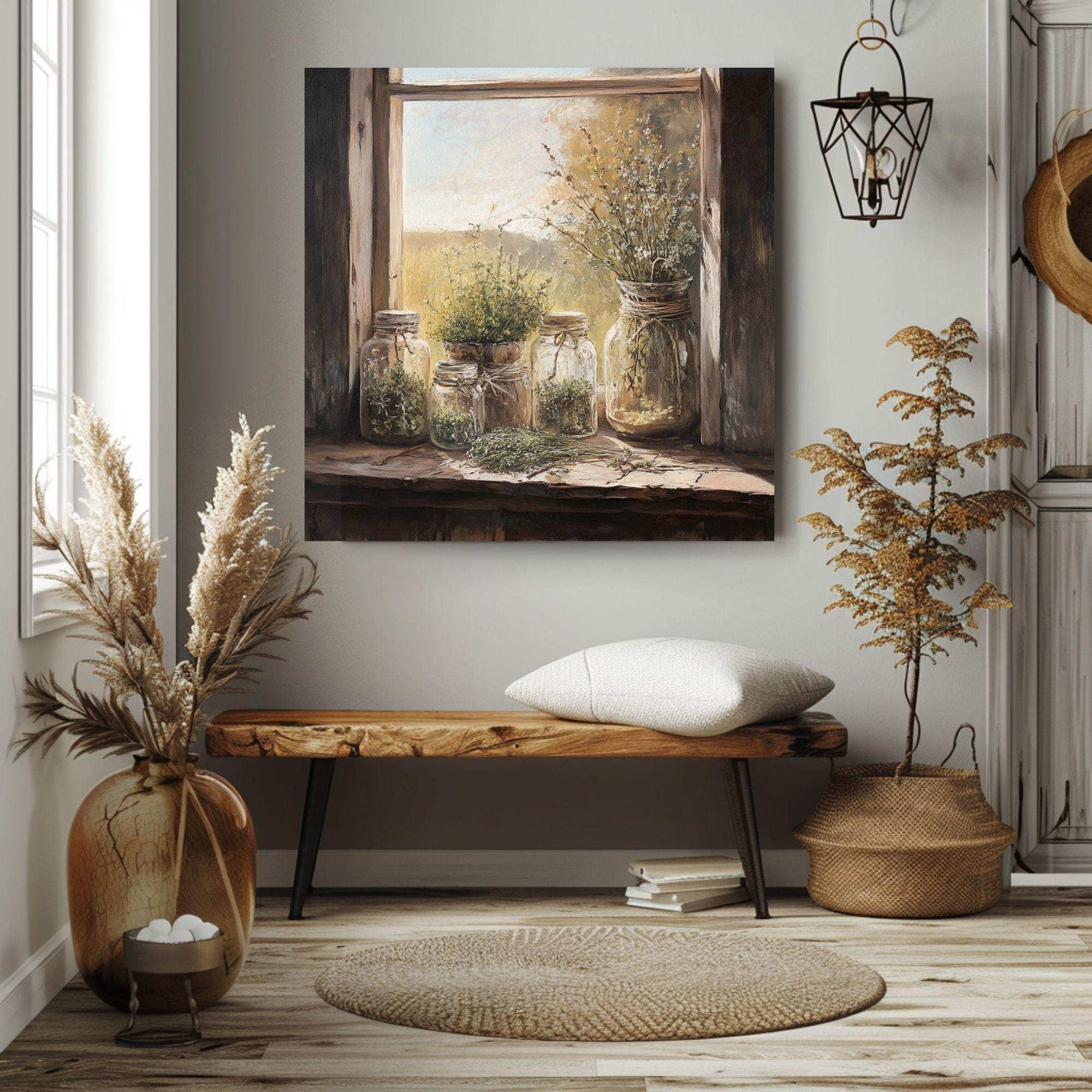 Farmhouse Living Room Wall Art, Rustic Home Decor, Nostalgic Fall Art, Farmhouse Wall Art, Country Home Decor, Fall Canvas Wall Art