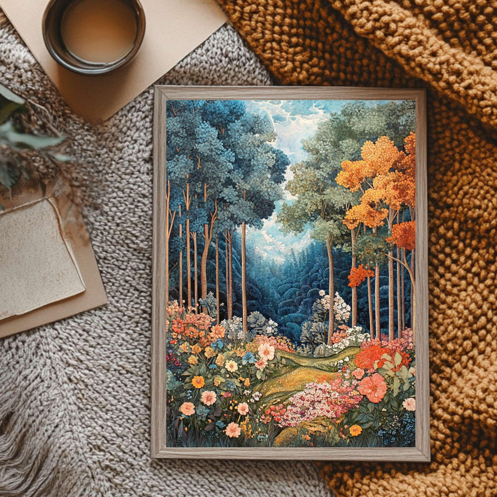 William Morris Summer Forest Art, Living Room Wall Art, Vintage Forest Art Print, Nature Inspired Gallery, William Morris Print