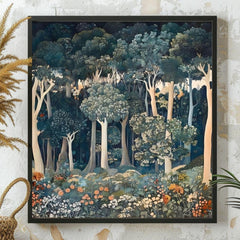 Forest Wall Canvas Art, William Morris Wall Art, Forest Wall Art, Grandma Gift, Nature Wall Art, Aesthetic Wall Art, Vintage Wall Art Canvas