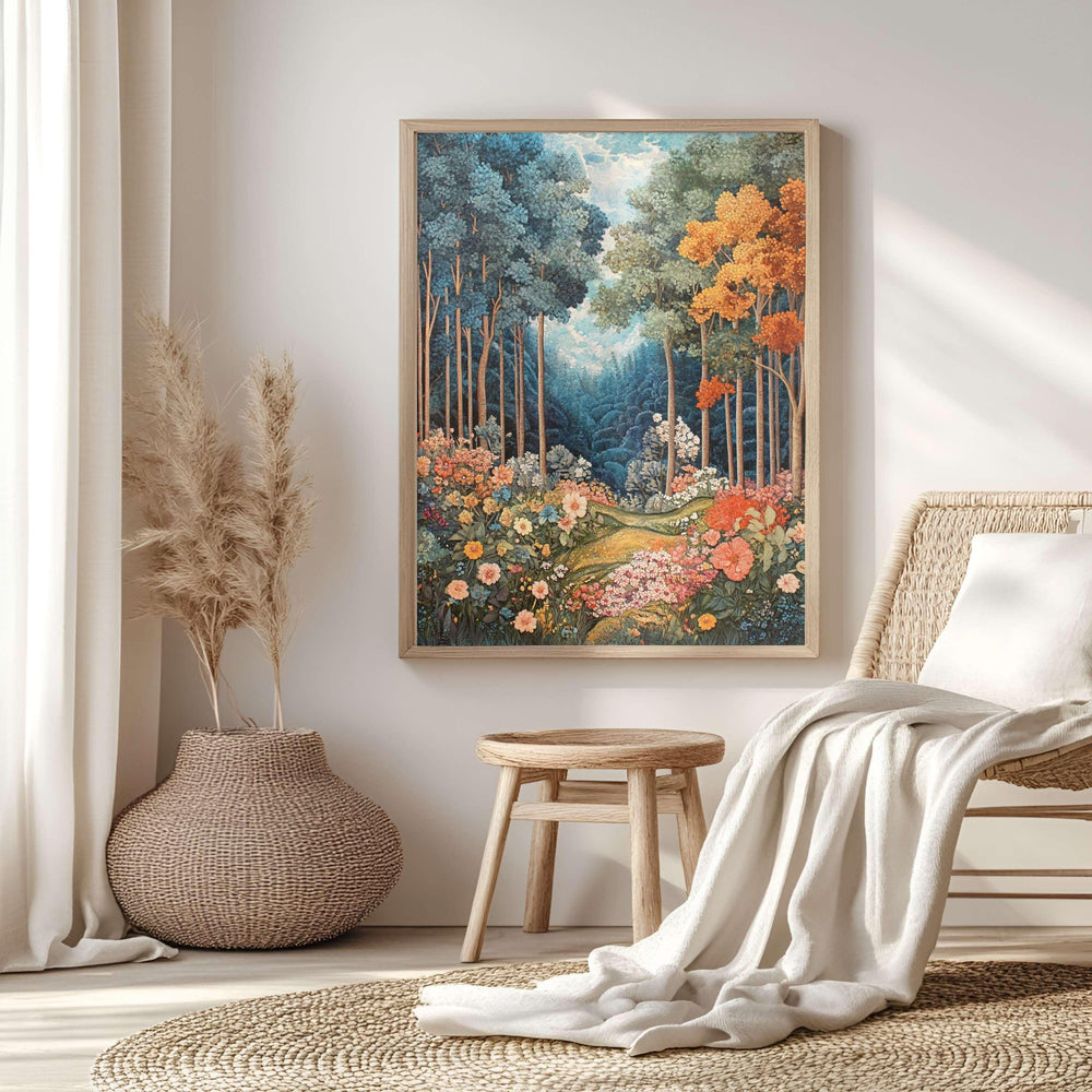 William Morris Summer Forest Art, Living Room Wall Art, Vintage Forest Art Print, Nature Inspired Gallery, William Morris Print