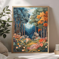 William Morris Summer Forest Art, Living Room Wall Art, Vintage Forest Art Print, Nature Inspired Gallery, William Morris Print