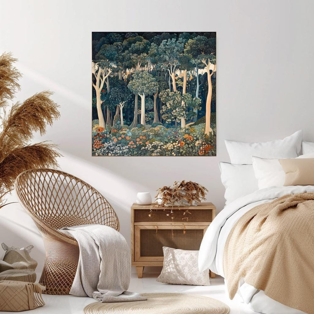 Forest Wall Canvas Art, William Morris Wall Art, Forest Wall Art, Grandma Gift, Nature Wall Art, Aesthetic Wall Art, Vintage Wall Art Canvas
