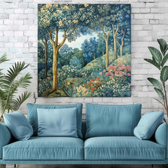 William Morris Wall Art Spring Forest Wall Canvas, Vintage Wall Art, Large Wall Art, Grandma Gift, Nature Wall Art, Aesthetic Wall Art,