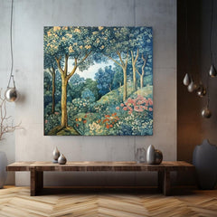 William Morris Wall Art Spring Forest Wall Canvas, Vintage Wall Art, Large Wall Art, Grandma Gift, Nature Wall Art, Aesthetic Wall Art,