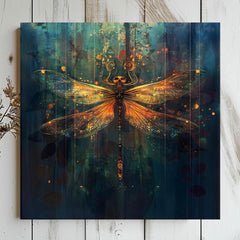 Mystical Dragonfly Wall Art, Spiritual Wall Art, Large Wall Art, Nature Wall Art, Above Bed Decor, Insect Wall Art, Mystical Wall Decor