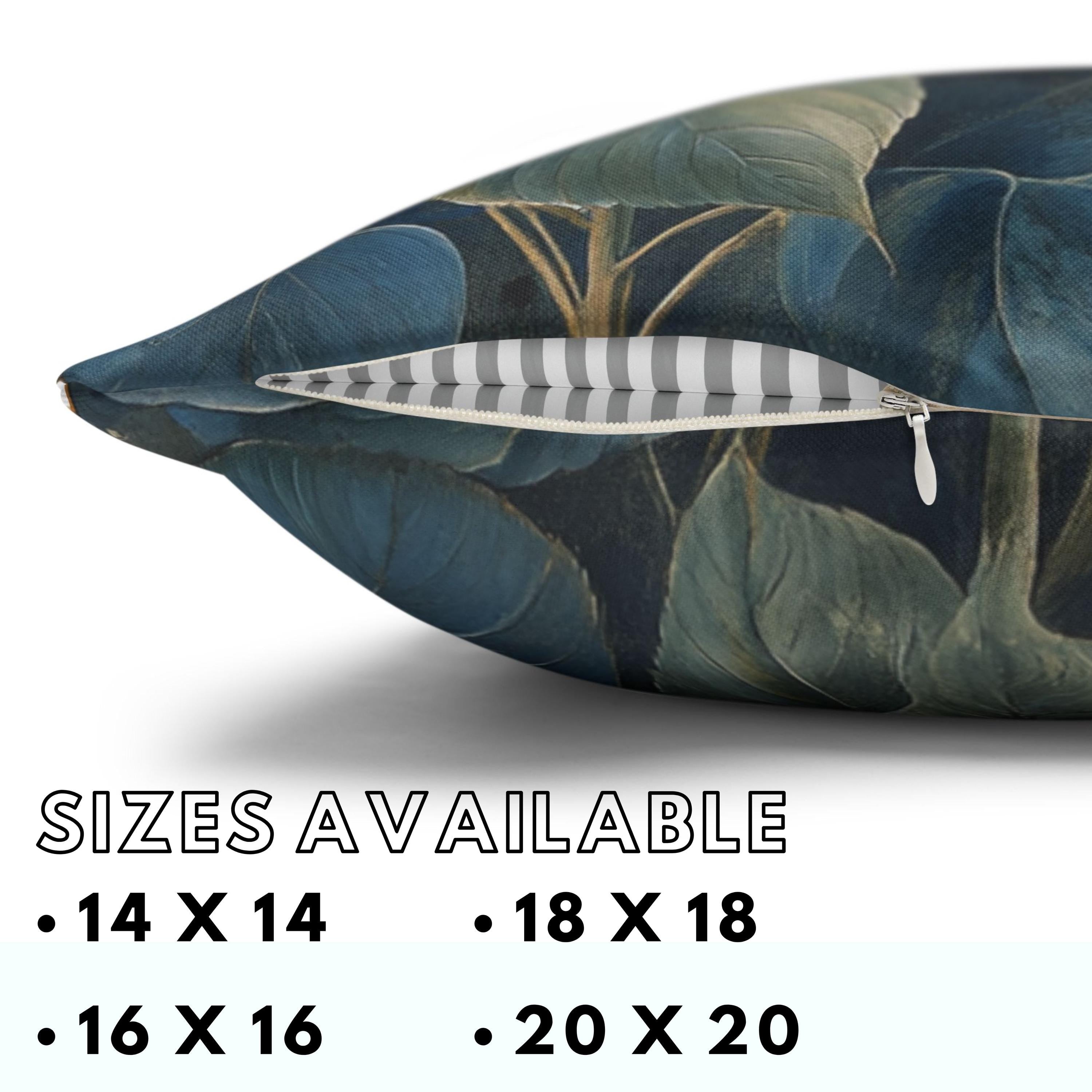 Vintage Hydrangea Floral Pillow, Blue Garden Cushion Cover, William Morris Inspired Throw Pillow, Botanical Nature Decor, Cottagecore Accent