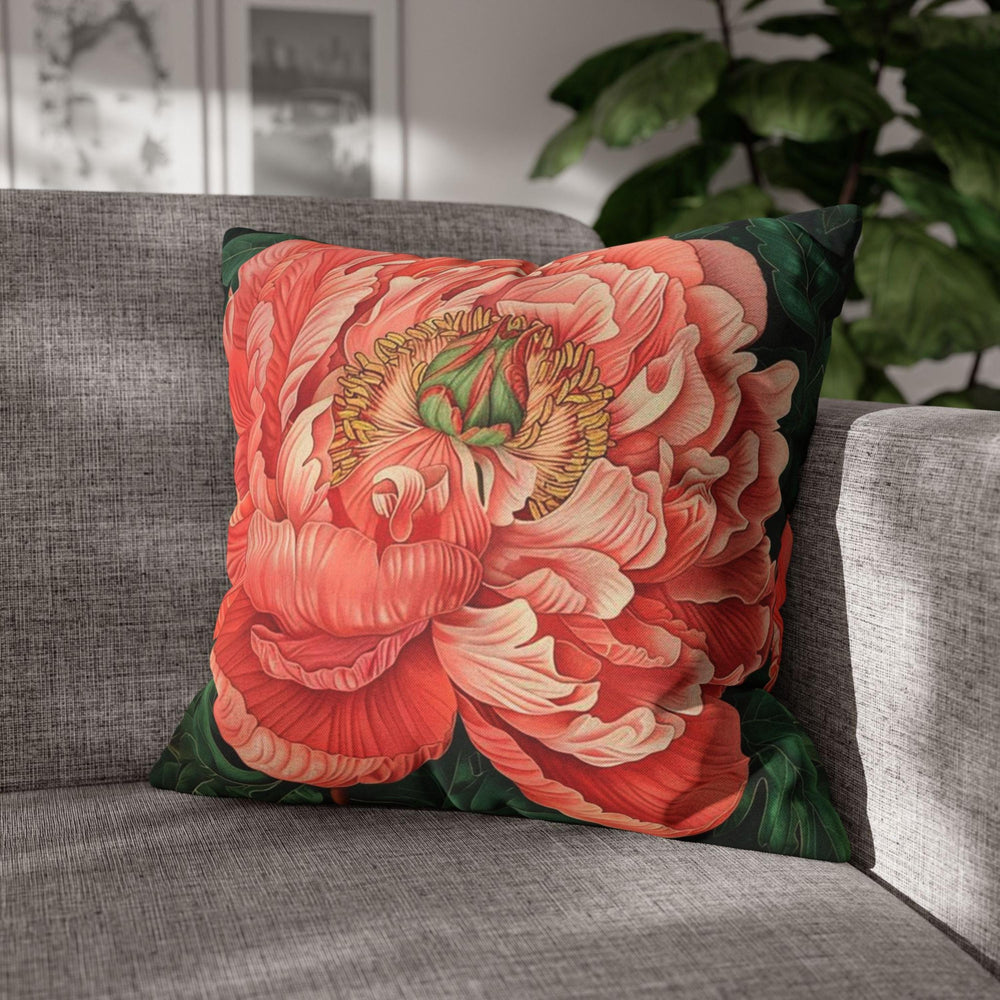 Peony William Morris Pillow, Vintage Floral Pillow Case, Botanical Accent Cushion, Nature-Inspired Home Decor, Floral Throw Pillow Cover