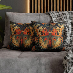 William Morris Butterfly Floral Cushion Cover, William Morris Pillow, William Morris Decor, Art Nouveau Pillow Case, Vintage Cover