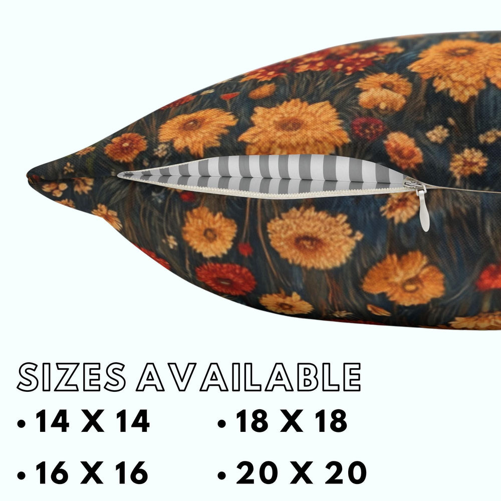 Autumn Mountain Floral Pillow, William Morris Nature Cushion, Vintage Botanical Throw Pillow, Fall Pillowcase, Rustic Cottage Accent