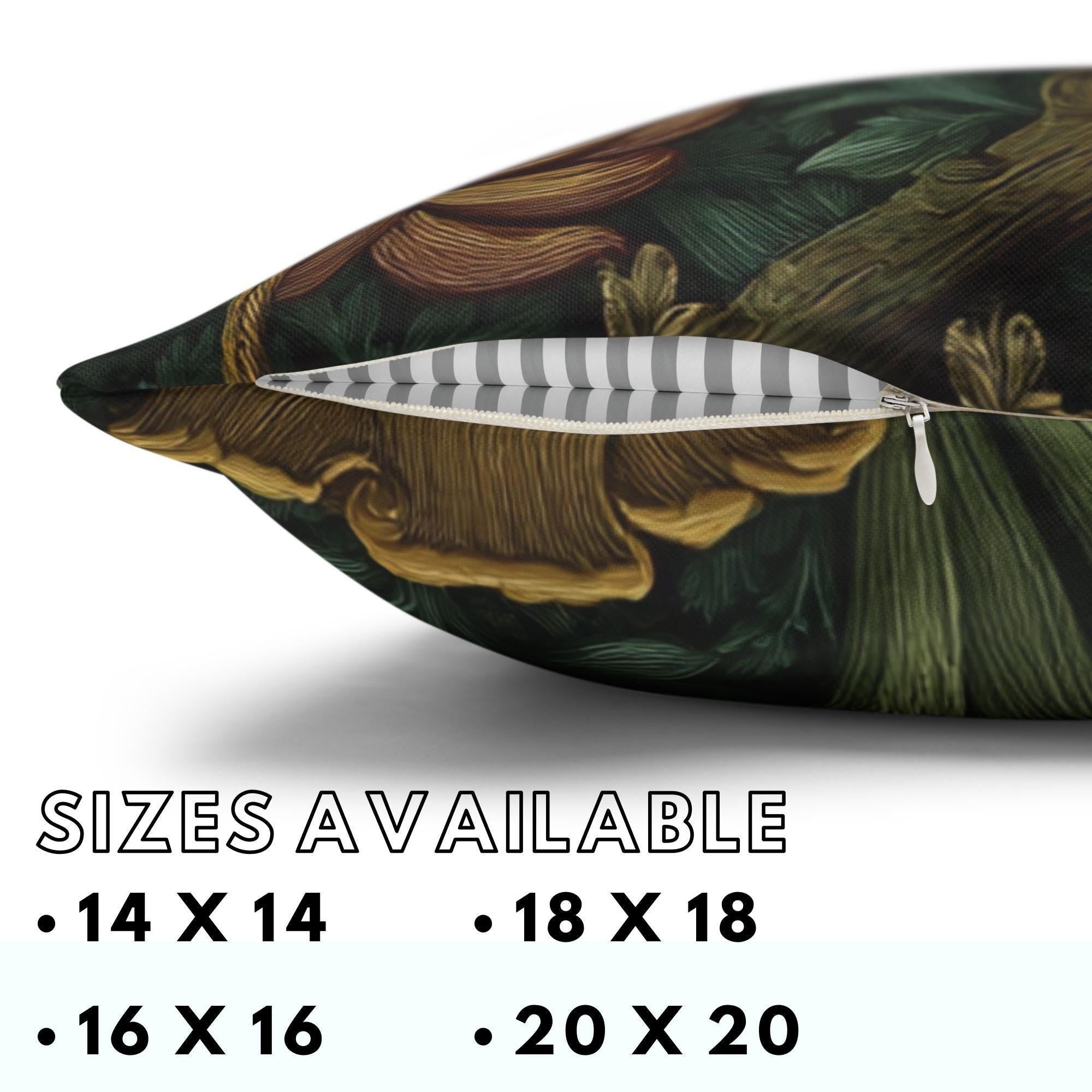 Pheasant Throw Pillow William Morris Bird, Autumn Sofa Accent, Rustic Decorative Pillow, Nature Inspired Home Decor