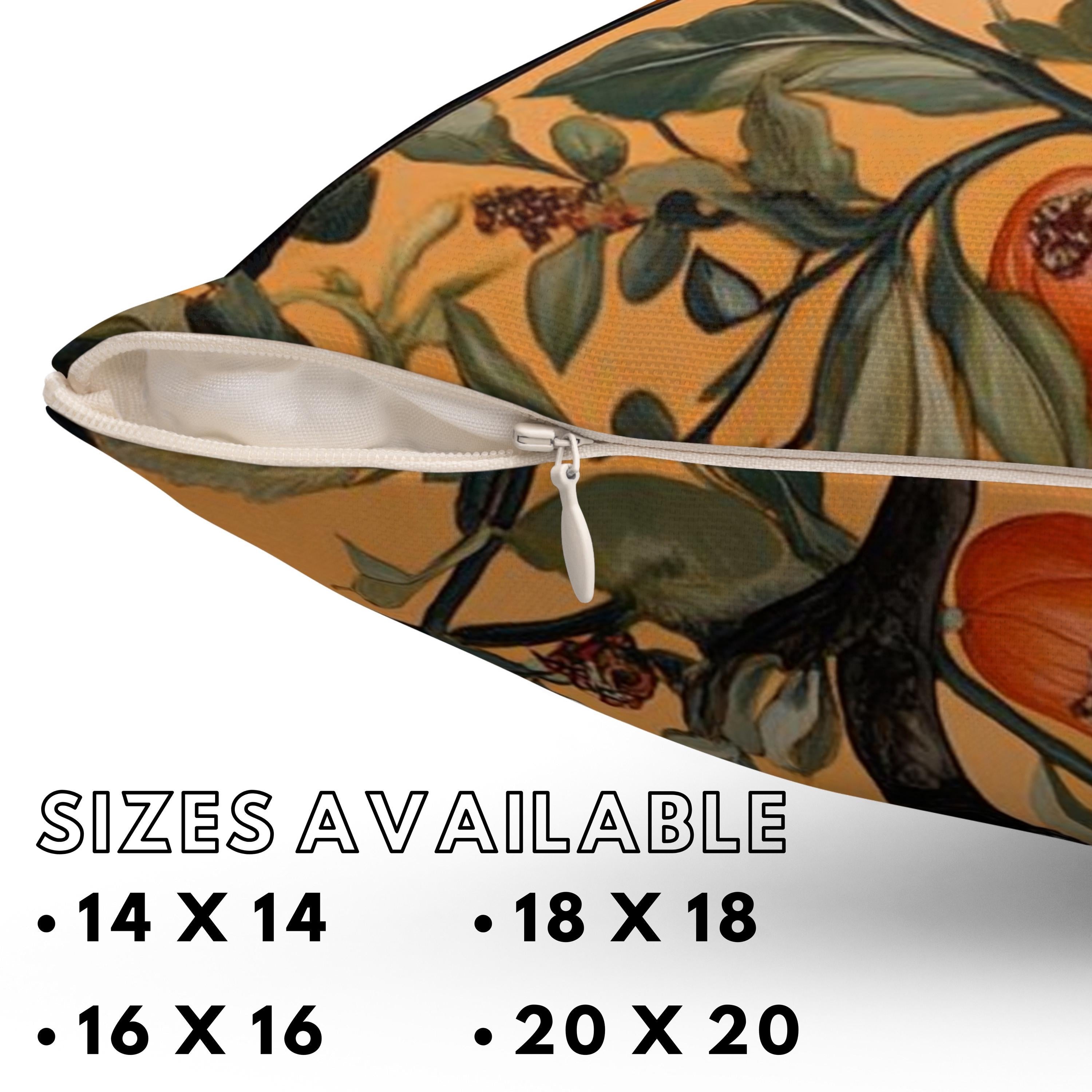 William Morris Oriole Pillow, Vintage Bird Pillow, Botanical Throw Pillow for Living Room, Nature-Inspired Accent Pillow, Bird Throw Cushion