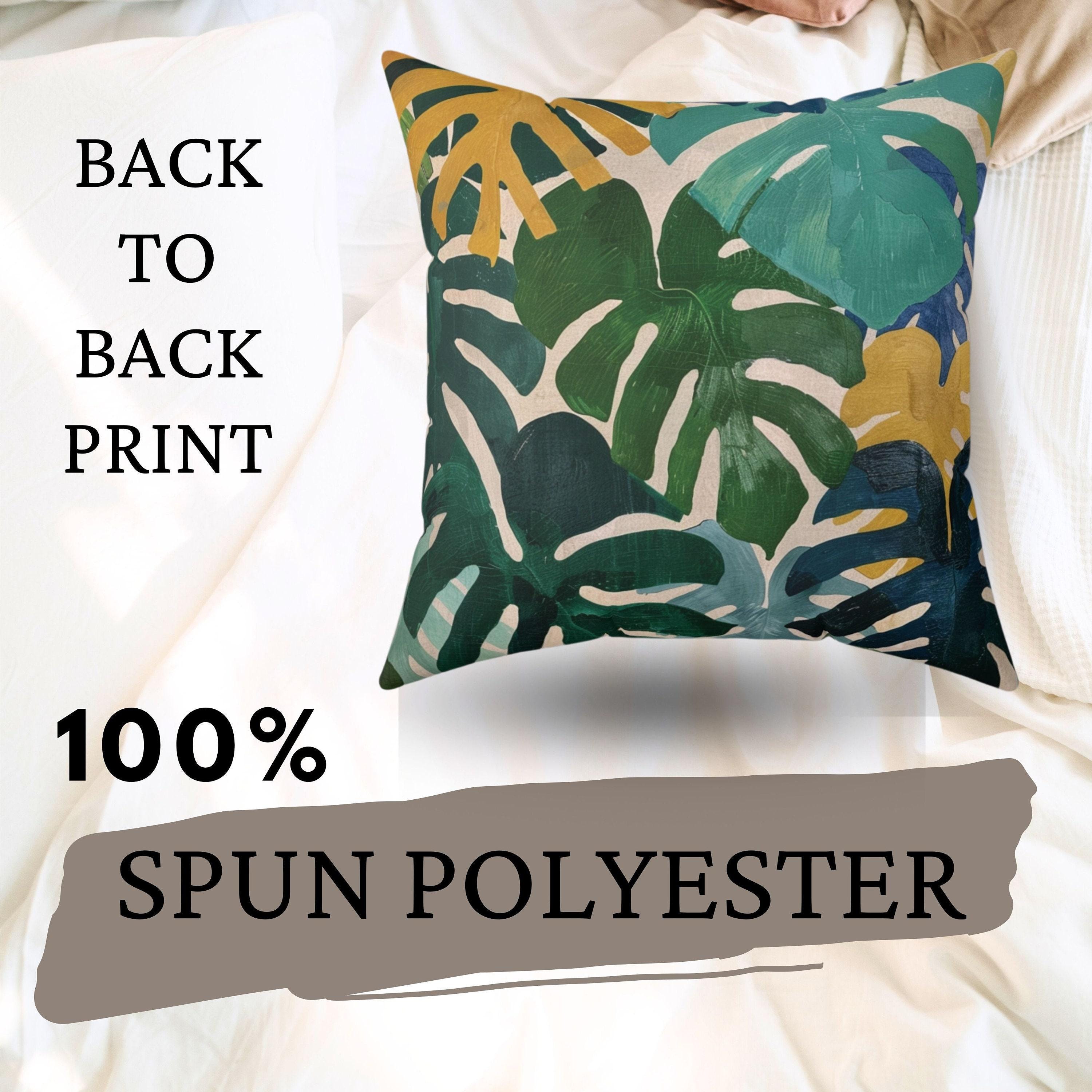 Matisse Inspired Leaves Pillow Green Leaves Pillowcase Abstract Tropical Leaf Pillow Leaf Pattern Throw Pillow Case Palm Tree Throw Pillow