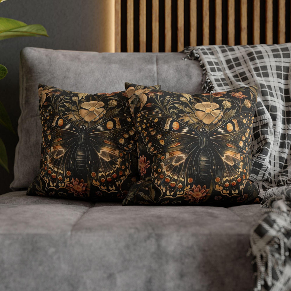 William Morris Butterfly Pillow Cover, Vintage Floral Accent Pillow