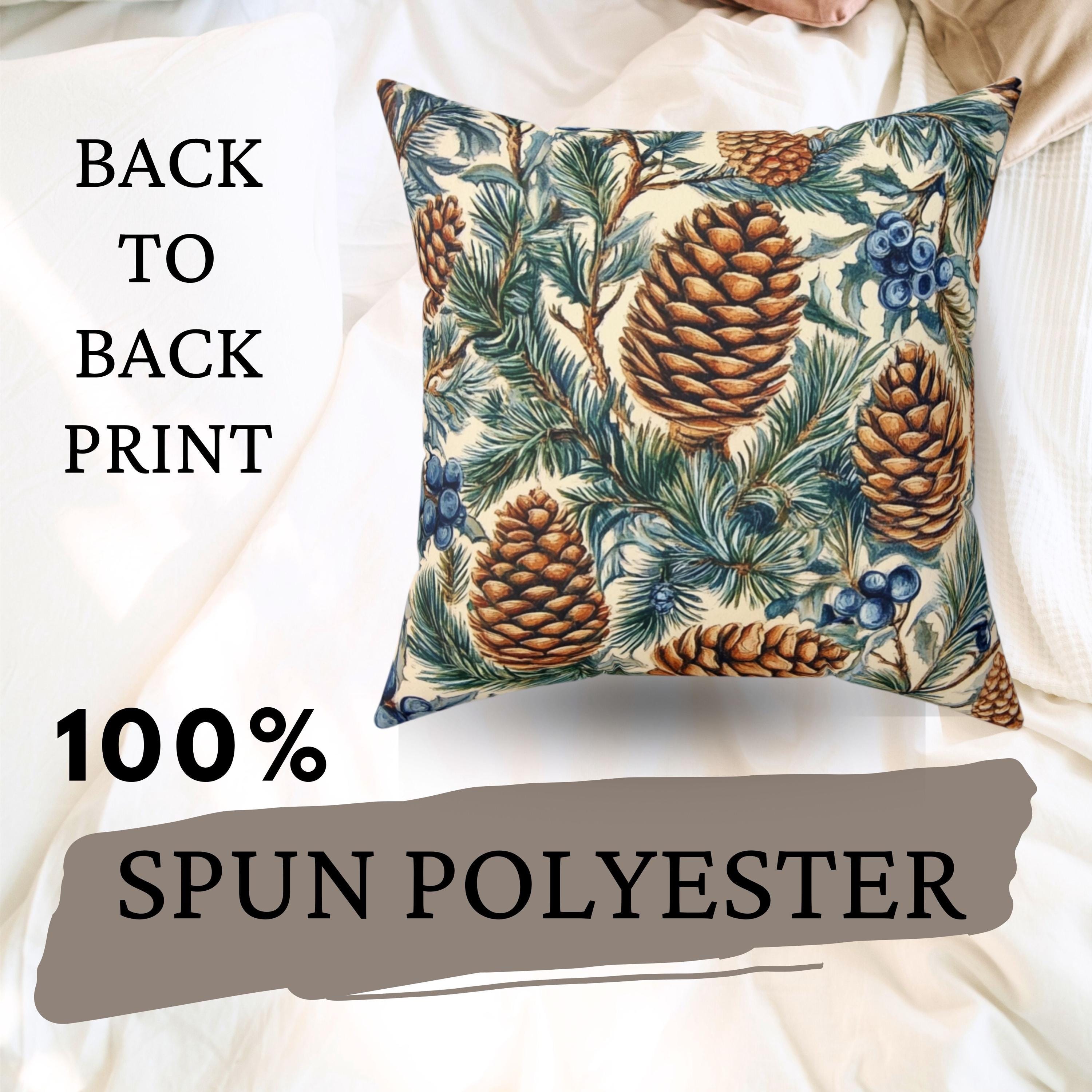 William Morris Style Christmas Decor, Christmas Decor Gift, Holiday Home Decoration, Decorative Winter Cushion, Christmas Throw Pillow
