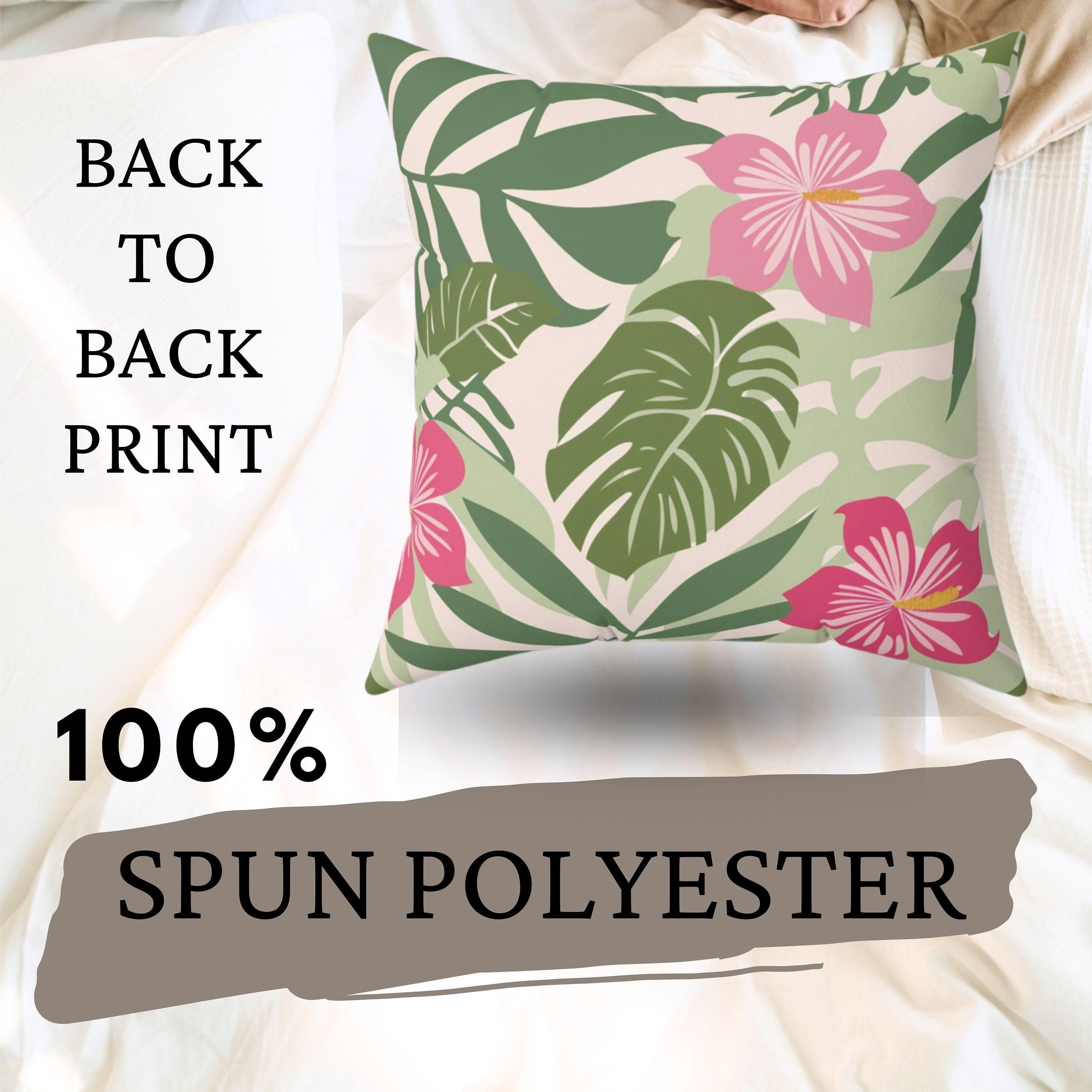 Tropical Throw Pillow Florals Palm Tree Leaves Pillow Cover Tropical Pillow Case Tropical Decor Palm Tree Leaves Cushion Cover
