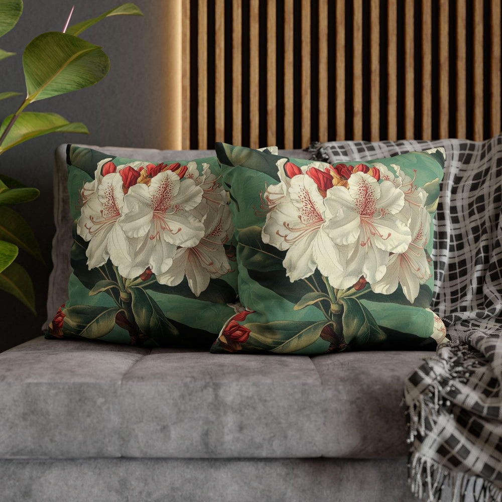 William Morris Rhododendron Pillow, Floral Accent Cushion, Botanical Throw Pillow, Vintage Floral Pillow Case, Nature-Inspired Pillow Cover