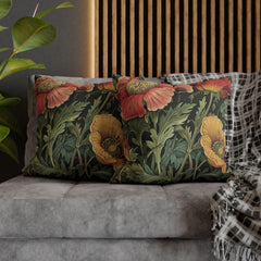 Vintage Floral Art Nouveau Throw Pillow Home Decor, Botanical Accent Pillow, Home Decor Gift