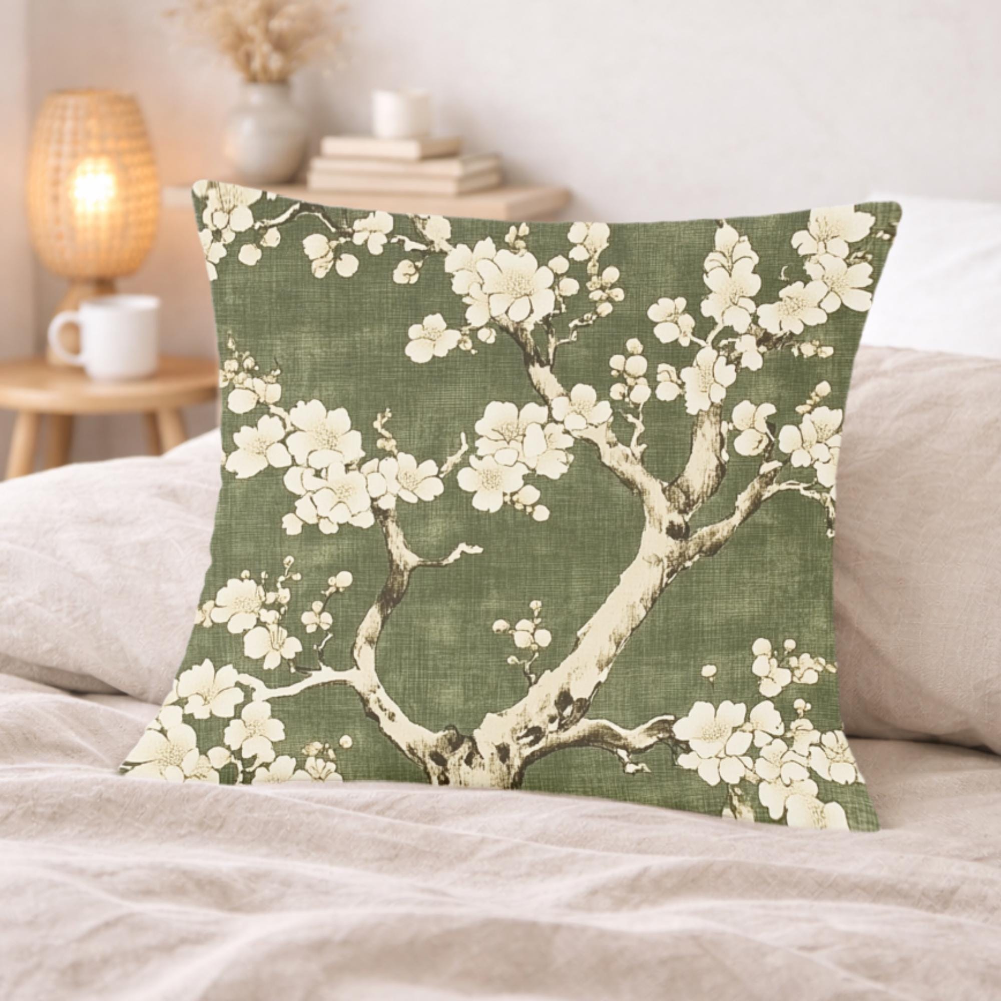 Wabi-Sabi Pattern Pillow, Organic Minimalist Cushion, Earthy Textured-Look Throw Pillow, Calm Nature Pillowcase, Modern Home Decor