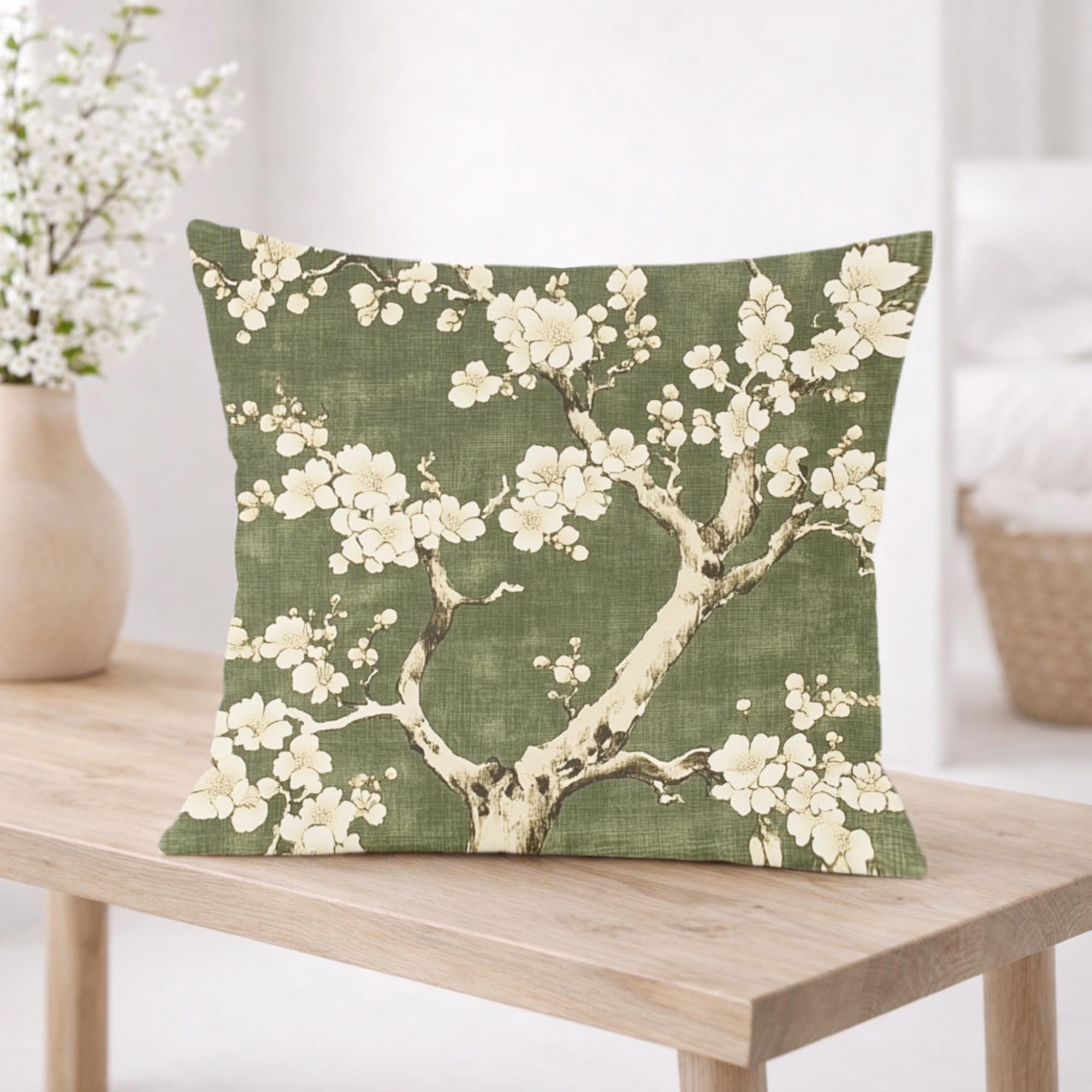 Wabi-Sabi Pattern Pillow, Organic Minimalist Cushion, Earthy Textured-Look Throw Pillow, Calm Nature Pillowcase, Modern Home Decor