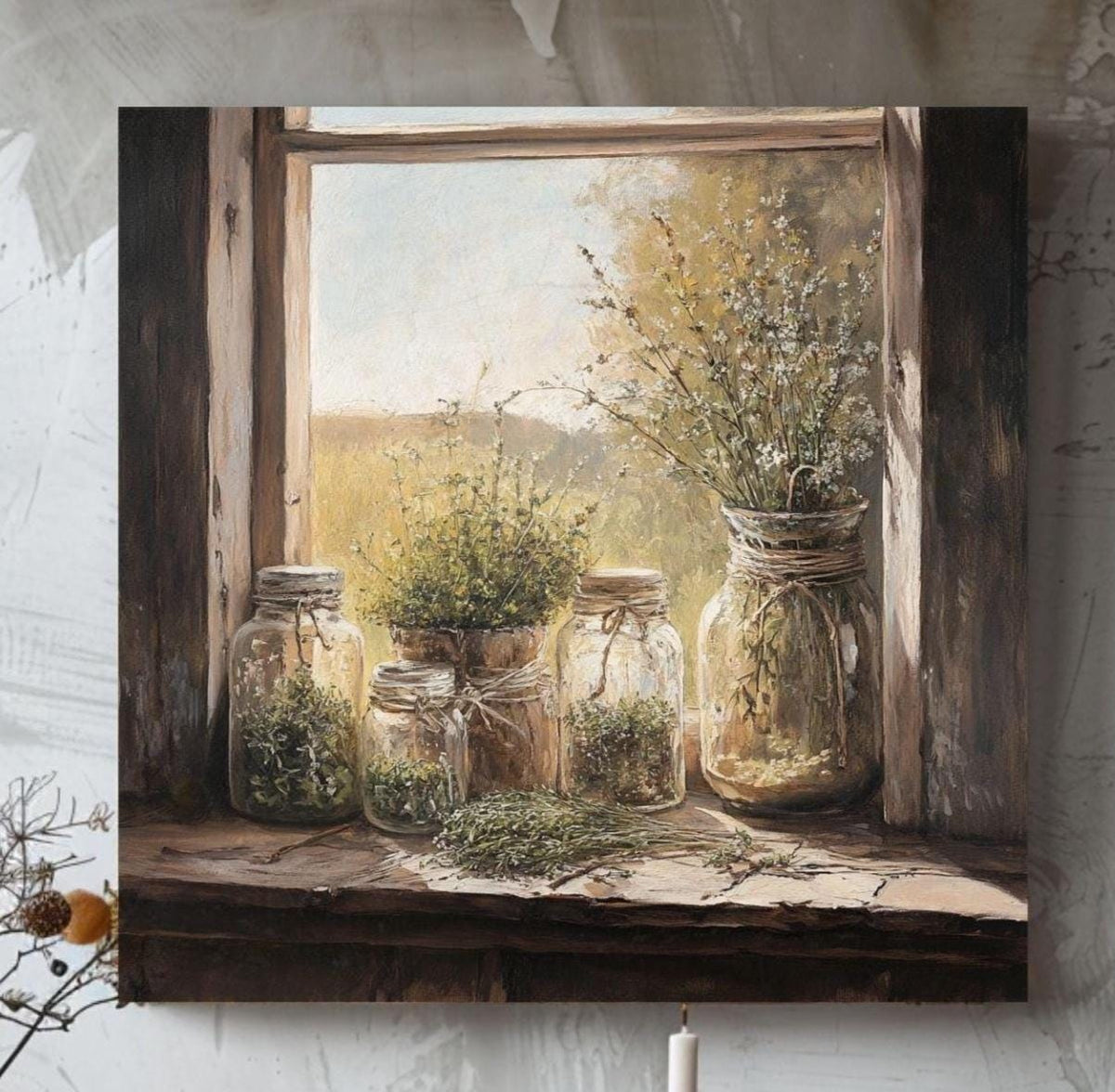 Farmhouse Living Room Wall Art, Rustic Home Decor, Nostalgic Fall Art, Farmhouse Wall Art, Country Home Decor, Fall Canvas Wall Art