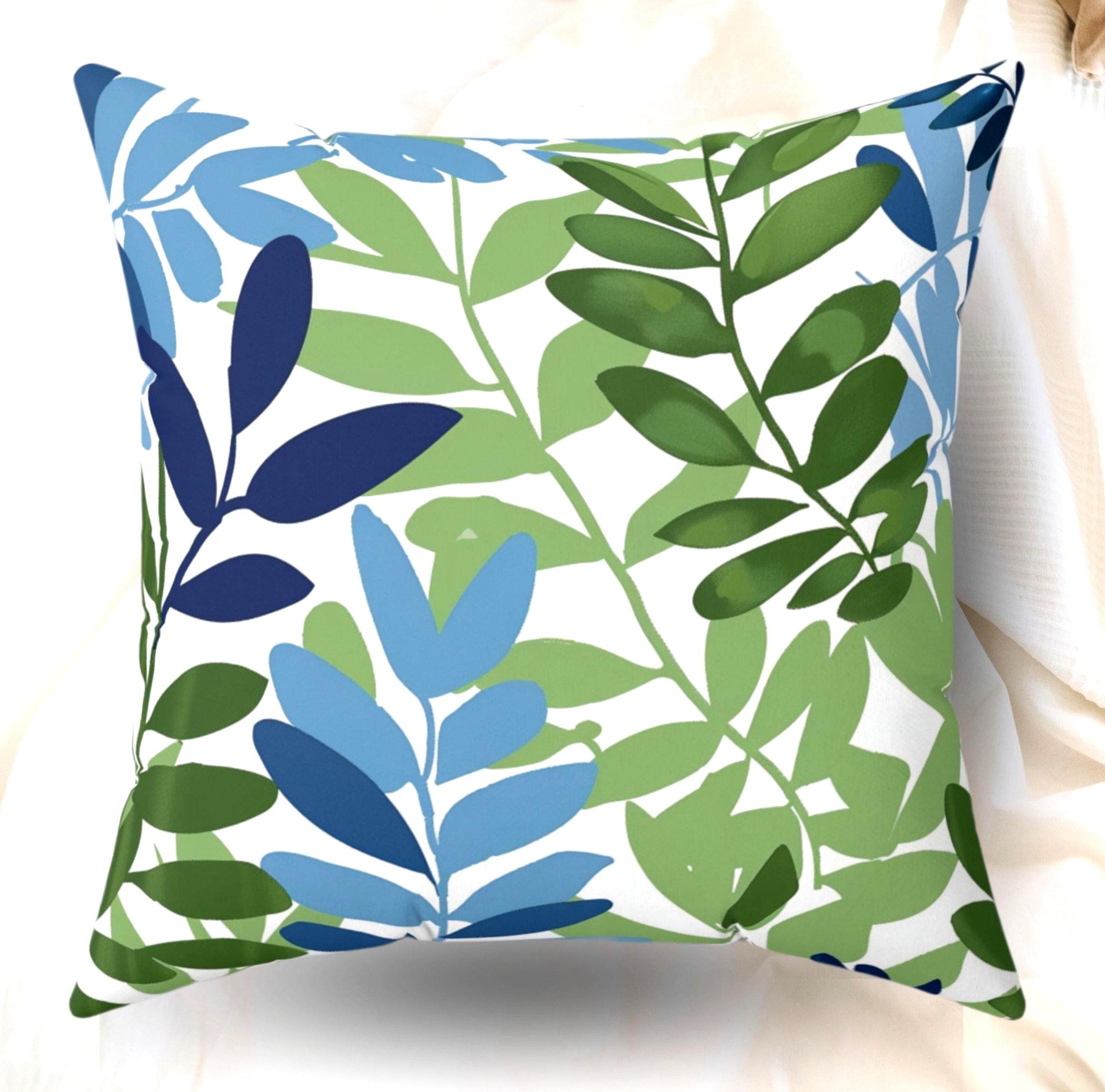 Matisse Leaf Throw Pillow Botanical Decor Garden Decor Botanical Pillow Cover Green Leaf Pillow Cover Sunroom Pillow Leaves Pillow Case
